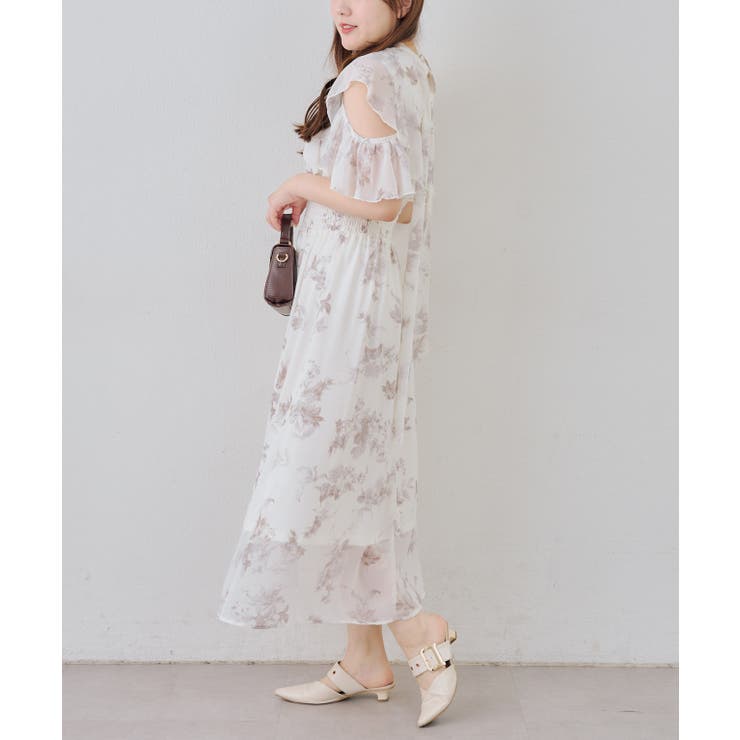 肩開き後リボンワンピース | RMAF　NICE CLAUP / OLIVE des OLIVE | 詳細画像23 