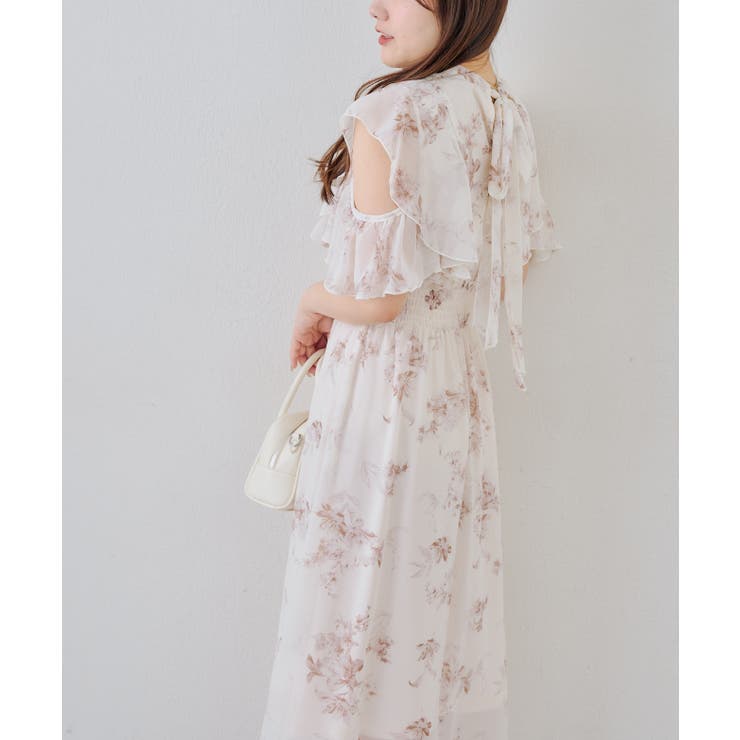 肩開き後リボンワンピース | RMAF　NICE CLAUP / OLIVE des OLIVE | 詳細画像3 