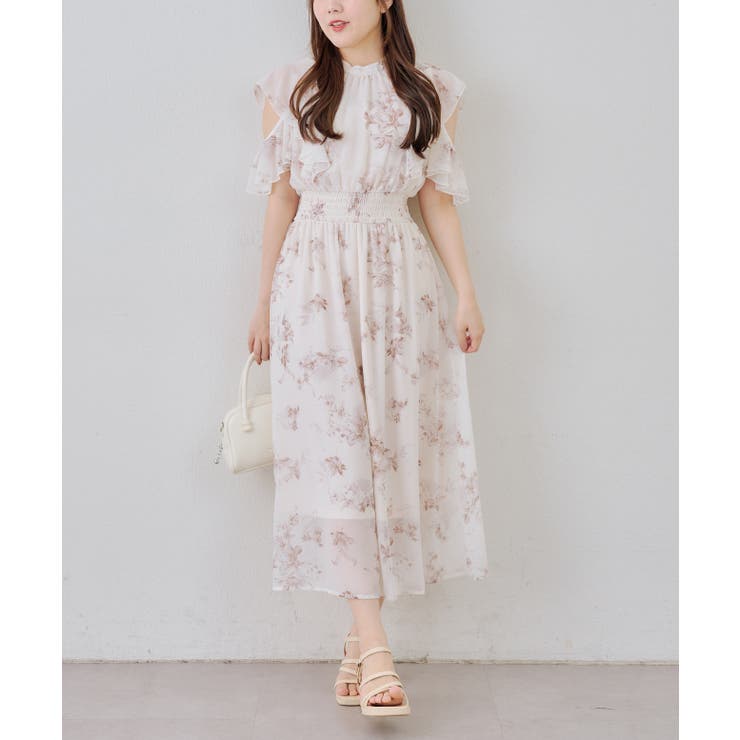 肩開き後リボンワンピース | RMAF　NICE CLAUP / OLIVE des OLIVE | 詳細画像5 