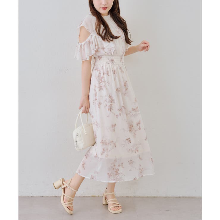 肩開き後リボンワンピース | RMAF　NICE CLAUP / OLIVE des OLIVE | 詳細画像6 