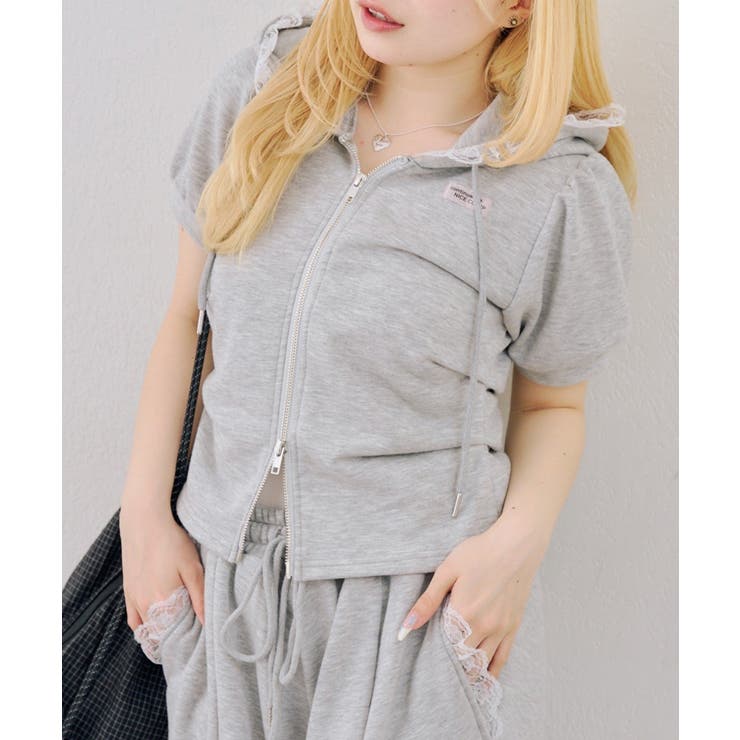 【セットアップ】ショートパーカー×選べるボトム | RMAF　NICE CLAUP / OLIVE des OLIVE | 詳細画像10 