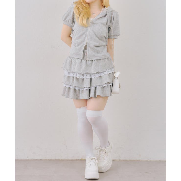 【セットアップ】ショートパーカー×選べるボトム | RMAF　NICE CLAUP / OLIVE des OLIVE | 詳細画像4 