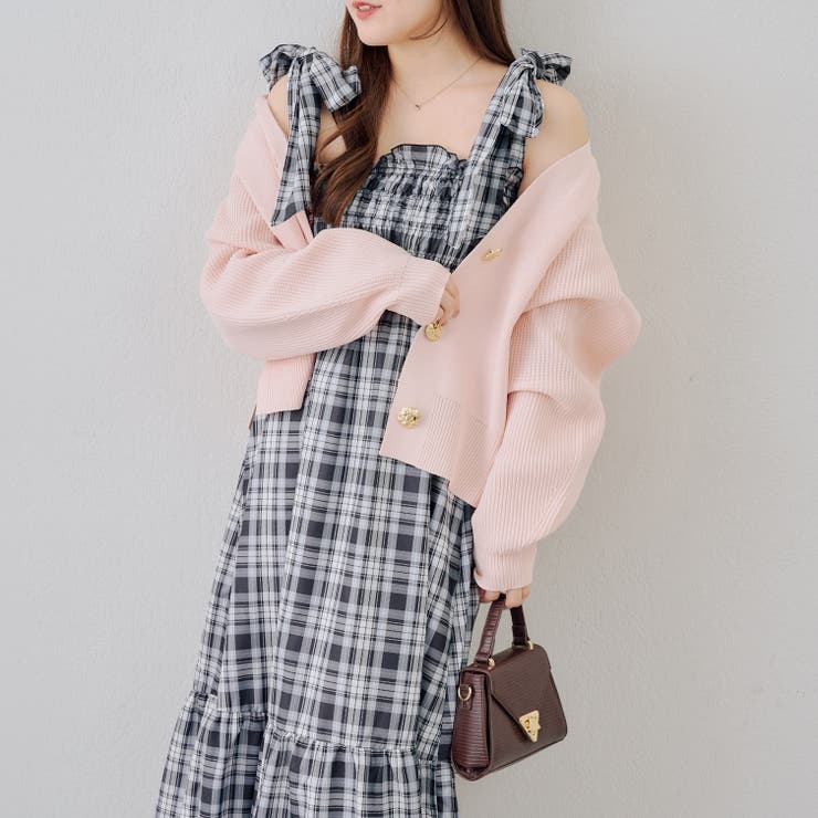 シャーリングロングタンクワンピース | NICE CLAUP / OLIVE des OLIVE　OUTLET | 詳細画像8 