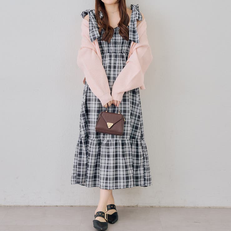 シャーリングロングタンクワンピース | NICE CLAUP / OLIVE des OLIVE　OUTLET | 詳細画像12 