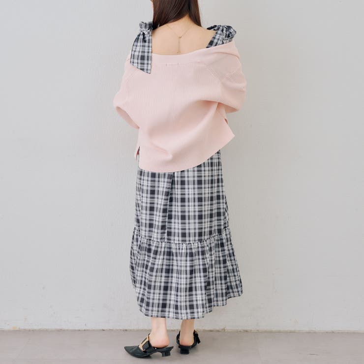 シャーリングロングタンクワンピース | NICE CLAUP / OLIVE des OLIVE　OUTLET | 詳細画像14 