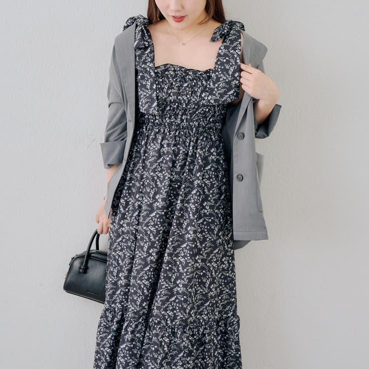 シャーリングロングタンクワンピース | NICE CLAUP / OLIVE des OLIVE　OUTLET | 詳細画像15 