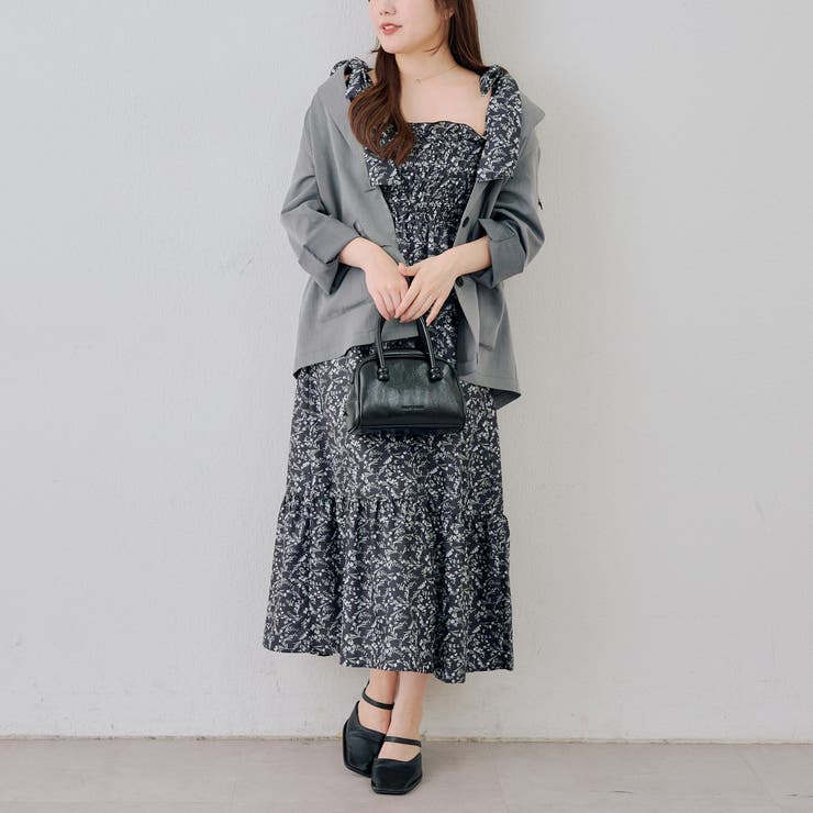 シャーリングロングタンクワンピース | NICE CLAUP / OLIVE des OLIVE　OUTLET | 詳細画像19 