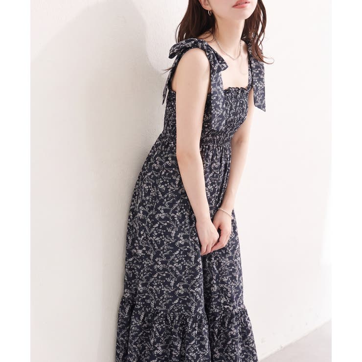 シャーリングロングタンクワンピース[品番：NCLW0017839]｜NICE CLAUP