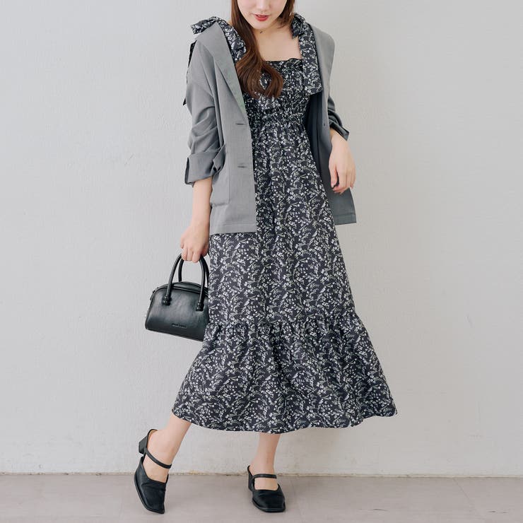 シャーリングロングタンクワンピース | NICE CLAUP / OLIVE des OLIVE　OUTLET | 詳細画像21 