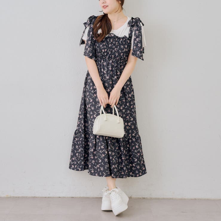 シャーリングロングタンクワンピース | NICE CLAUP / OLIVE des OLIVE　OUTLET | 詳細画像22 