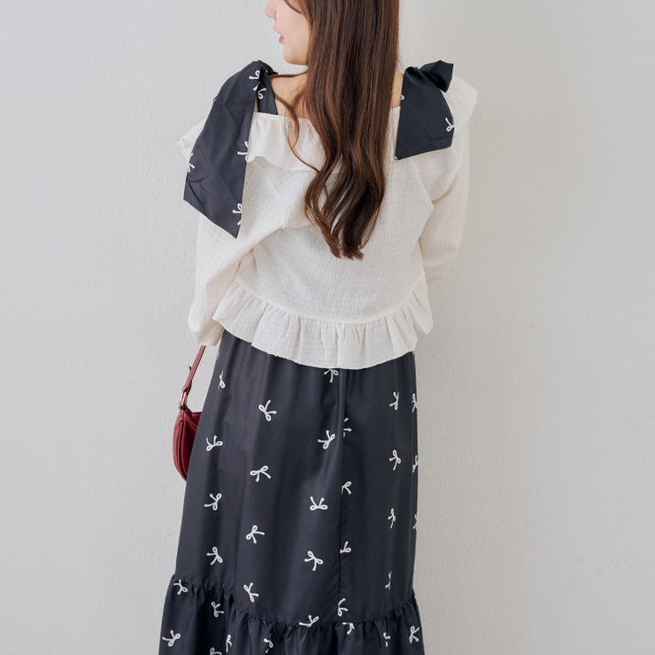 シャーリングロングタンクワンピース | NICE CLAUP / OLIVE des OLIVE　OUTLET | 詳細画像5 