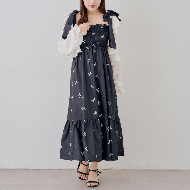 シャーリングロングタンクワンピース | NICE CLAUP / OLIVE des OLIVE　OUTLET | 詳細画像6 