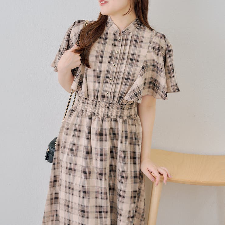 ピンタック袖フレアワンピース | NICE CLAUP / OLIVE des OLIVE　OUTLET | 詳細画像9 