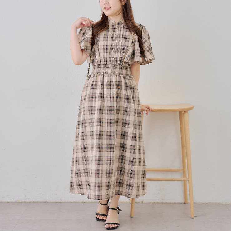 ピンタック袖フレアワンピース | NICE CLAUP / OLIVE des OLIVE　OUTLET | 詳細画像12 