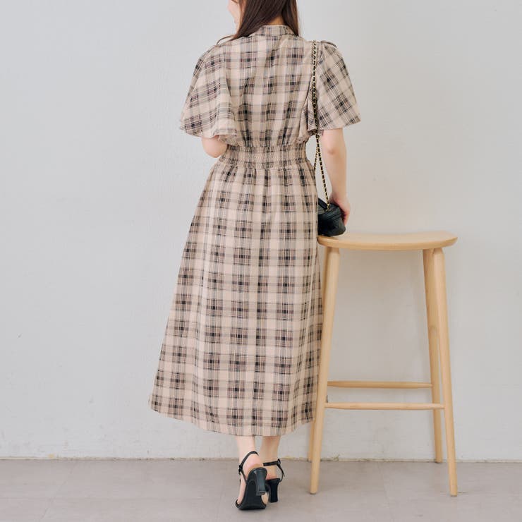 ピンタック袖フレアワンピース | NICE CLAUP / OLIVE des OLIVE　OUTLET | 詳細画像14 