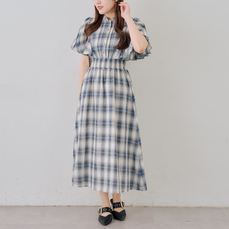 ピンタック袖フレアワンピース | NICE CLAUP / OLIVE des OLIVE　OUTLET | 詳細画像17 