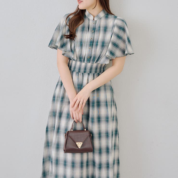 ピンタック袖フレアワンピース | NICE CLAUP / OLIVE des OLIVE　OUTLET | 詳細画像2 