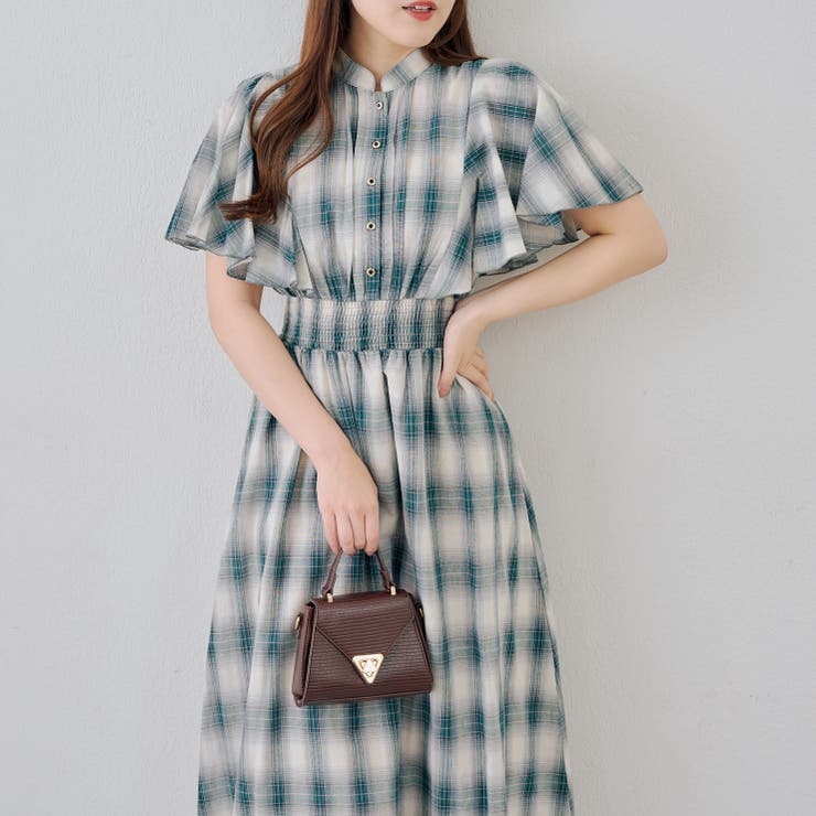 ピンタック袖フレアワンピース | NICE CLAUP / OLIVE des OLIVE　OUTLET | 詳細画像3 