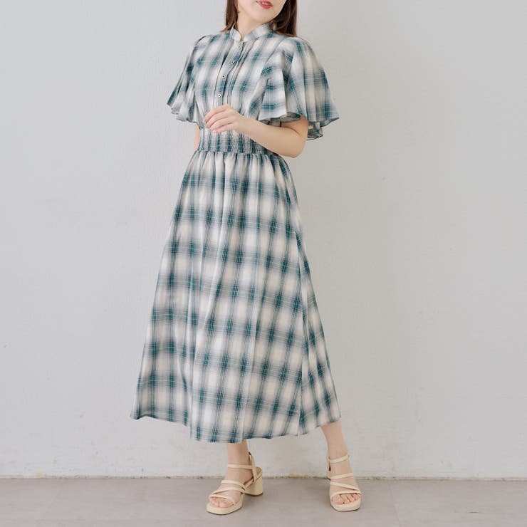 ピンタック袖フレアワンピース | NICE CLAUP / OLIVE des OLIVE　OUTLET | 詳細画像6 