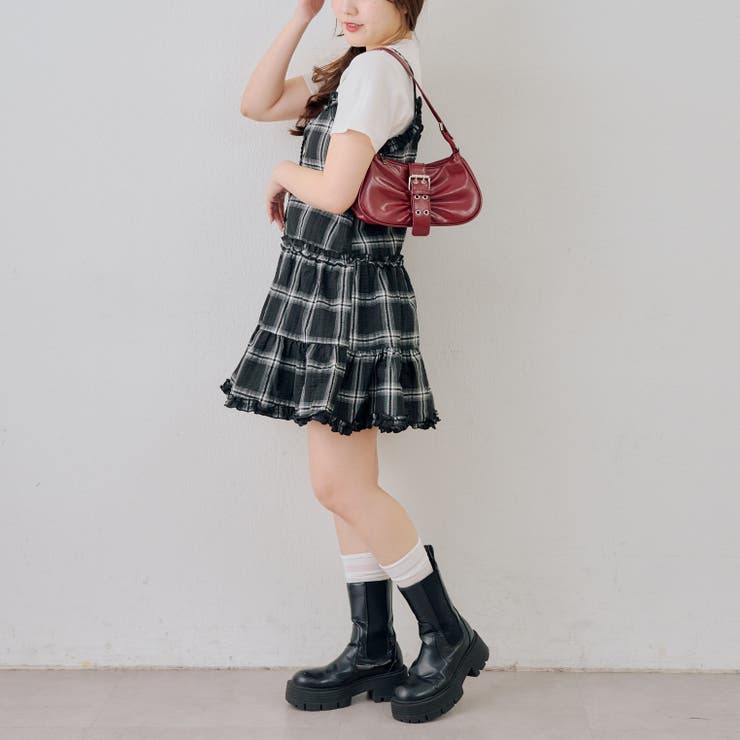 フリル付きキャミティアードワンピース | NICE CLAUP / OLIVE des OLIVE　OUTLET | 詳細画像8 