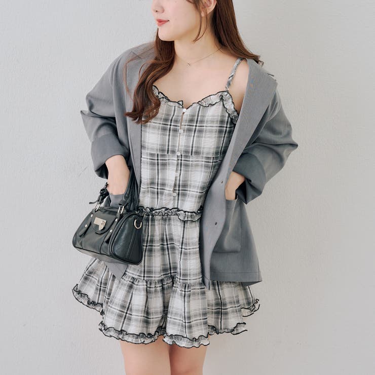 フリル付きキャミティアードワンピース | NICE CLAUP / OLIVE des OLIVE　OUTLET | 詳細画像11 