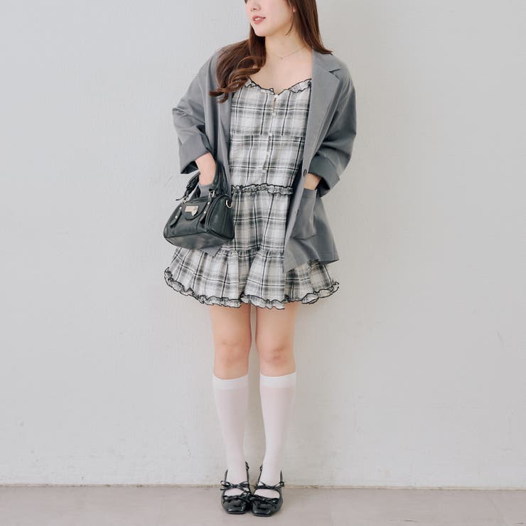 フリル付きキャミティアードワンピース | NICE CLAUP / OLIVE des OLIVE　OUTLET | 詳細画像14 