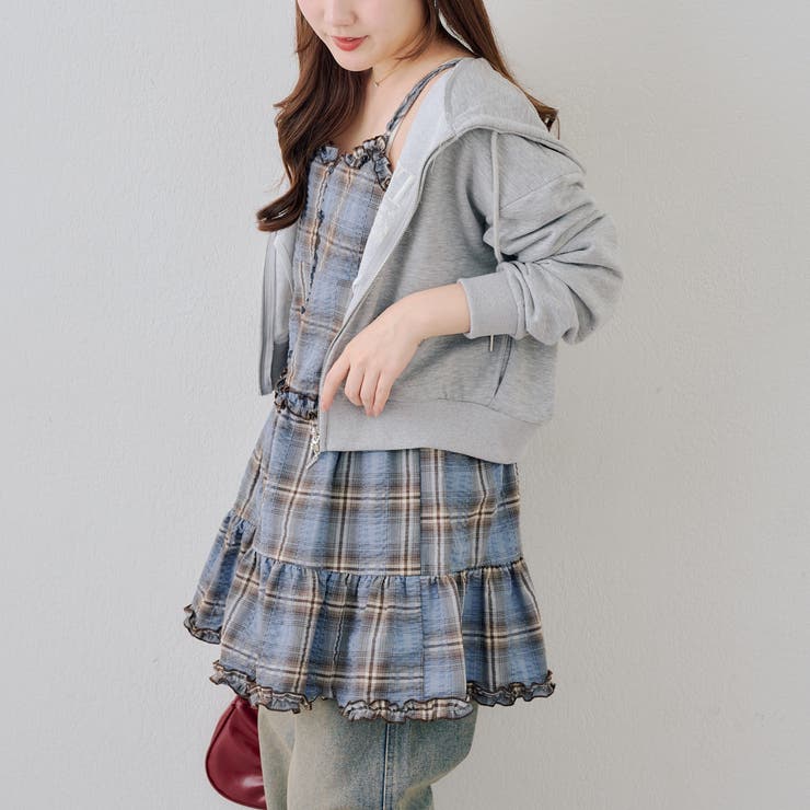 フリル付きキャミティアードワンピース | NICE CLAUP / OLIVE des OLIVE　OUTLET | 詳細画像18 