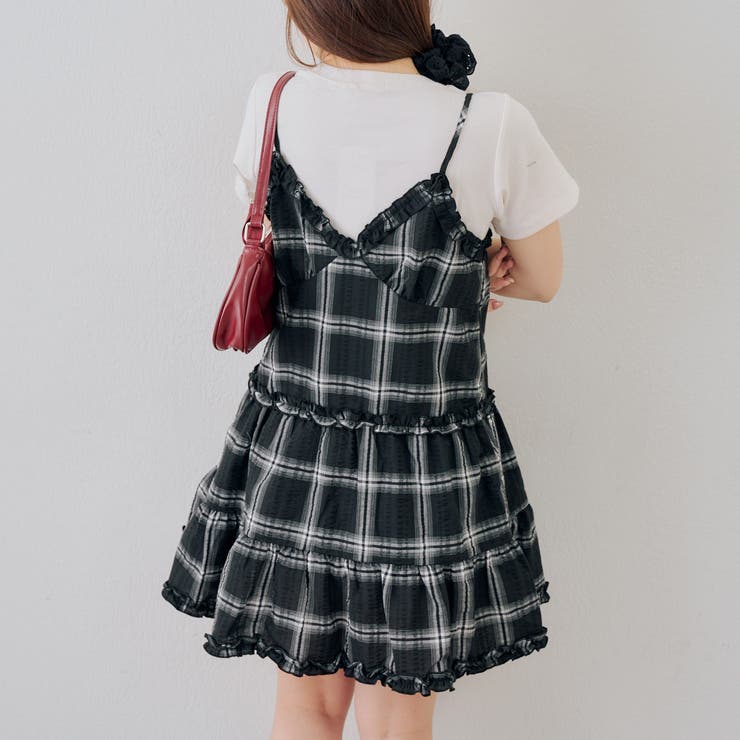 フリル付きキャミティアードワンピース | NICE CLAUP / OLIVE des OLIVE　OUTLET | 詳細画像5 