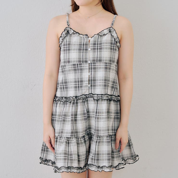 フリル付きキャミティアードワンピース | NICE CLAUP / OLIVE des OLIVE　OUTLET | 詳細画像24 