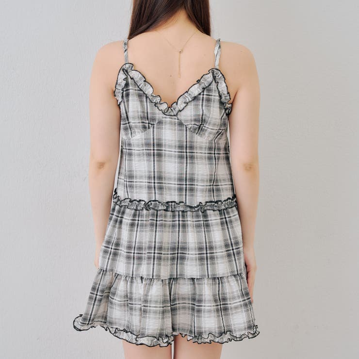 フリル付きキャミティアードワンピース | NICE CLAUP / OLIVE des OLIVE　OUTLET | 詳細画像26 