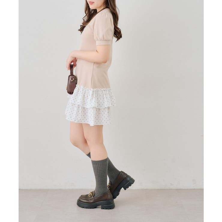 リボンドッキングミニワンピース | RMAF　NICE CLAUP / OLIVE des OLIVE | 詳細画像6 