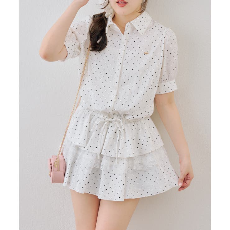 裾ティアードミニワンピース[品番：OLOW0018289]｜RMAF NICE CLAUP