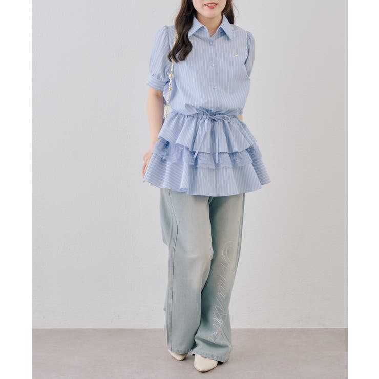 裾ティアードミニワンピース[品番：OLOW0018289]｜RMAF NICE CLAUP