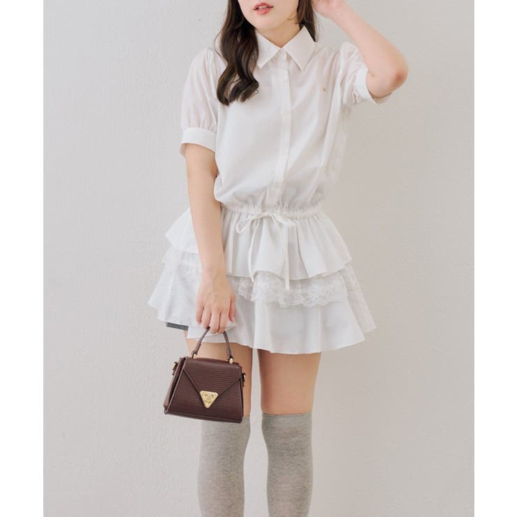 裾ティアードミニワンピース | RMAF　NICE CLAUP / OLIVE des OLIVE | 詳細画像19 