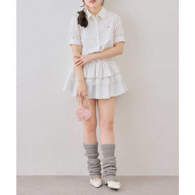 裾ティアードミニワンピース | RMAF　NICE CLAUP / OLIVE des OLIVE | 詳細画像5 
