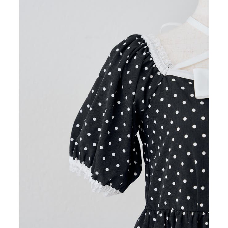 【Web限定】リボン付ドットミニワンピース | RMAF　NICE CLAUP / OLIVE des OLIVE | 詳細画像17 