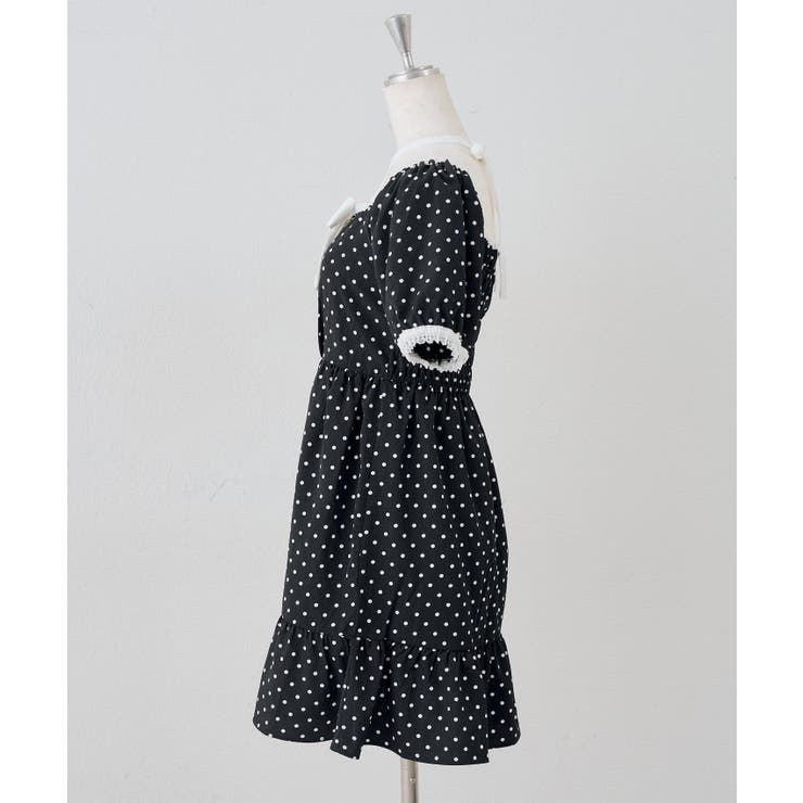 【Web限定】リボン付ドットミニワンピース | RMAF　NICE CLAUP / OLIVE des OLIVE | 詳細画像19 
