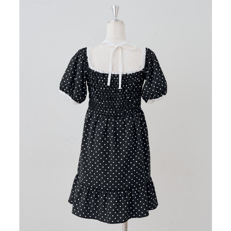 【Web限定】リボン付ドットミニワンピース | RMAF　NICE CLAUP / OLIVE des OLIVE | 詳細画像20 