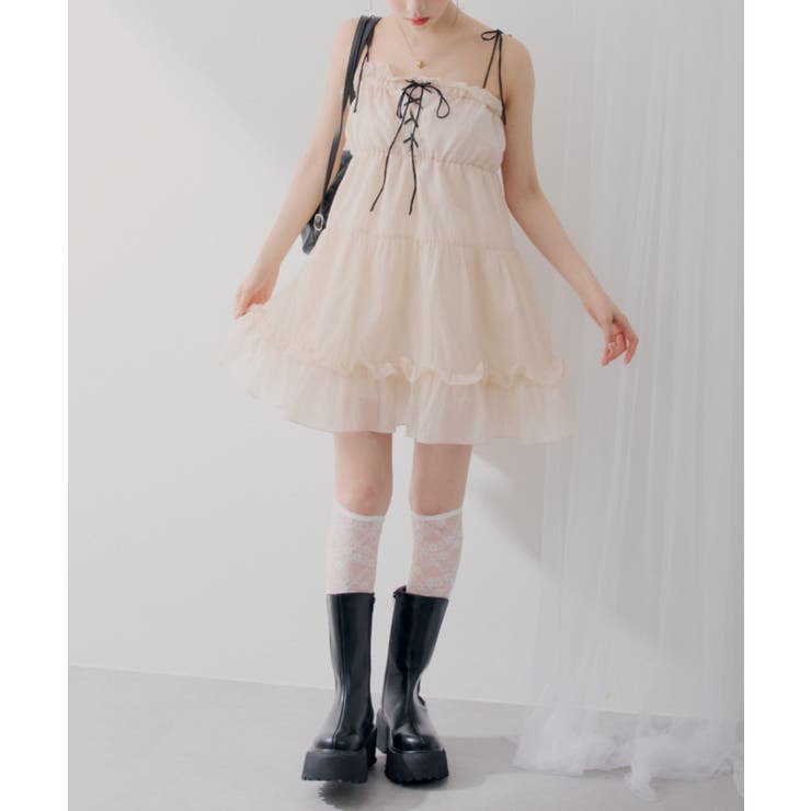 【Web限定】レースアップキャミチュニック | RMAF　NICE CLAUP / OLIVE des OLIVE | 詳細画像10 
