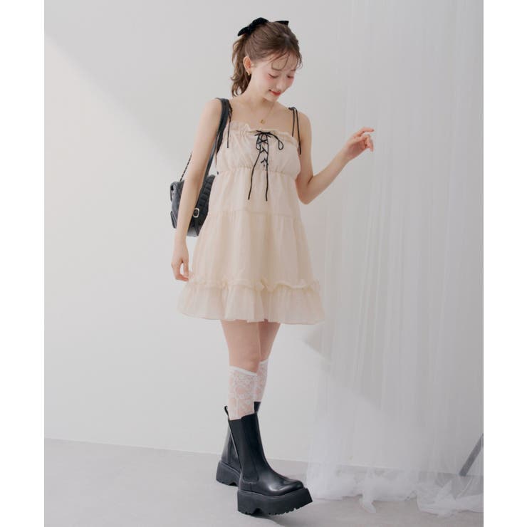 【Web限定】レースアップキャミチュニック | RMAF　NICE CLAUP / OLIVE des OLIVE | 詳細画像11 