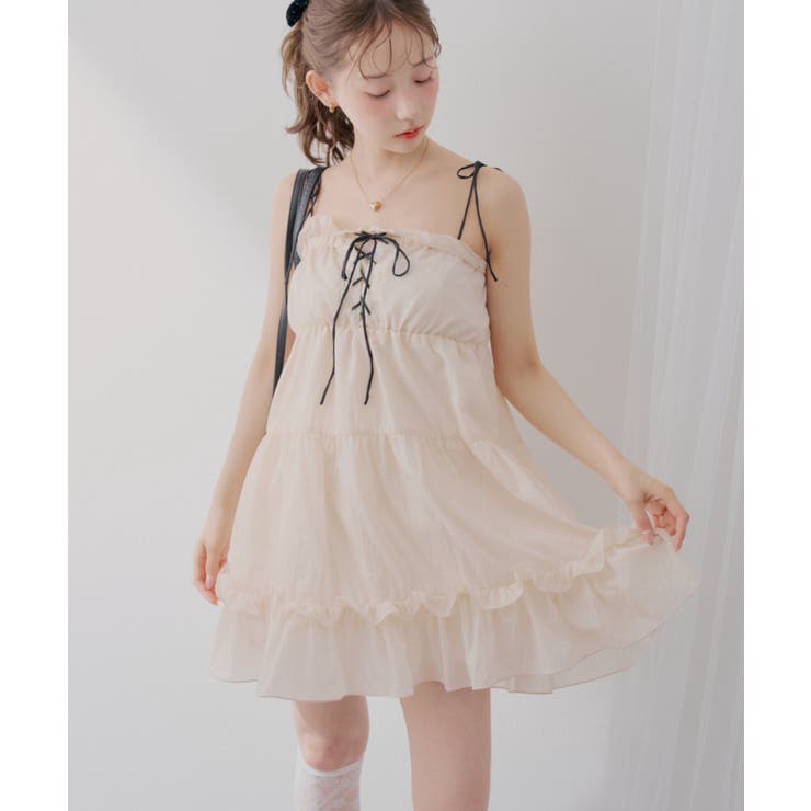 【Web限定】レースアップキャミチュニック | RMAF　NICE CLAUP / OLIVE des OLIVE | 詳細画像12 