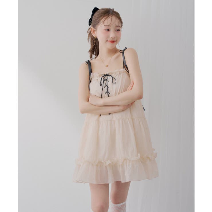 【Web限定】レースアップキャミチュニック | RMAF　NICE CLAUP / OLIVE des OLIVE | 詳細画像13 
