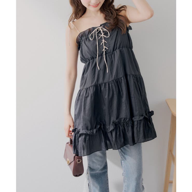 【Web限定】レースアップキャミチュニック | RMAF　NICE CLAUP / OLIVE des OLIVE | 詳細画像17 