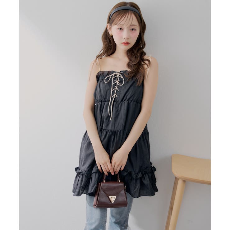 【Web限定】レースアップキャミチュニック | RMAF　NICE CLAUP / OLIVE des OLIVE | 詳細画像20 