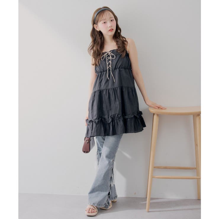 【Web限定】レースアップキャミチュニック | RMAF　NICE CLAUP / OLIVE des OLIVE | 詳細画像22 