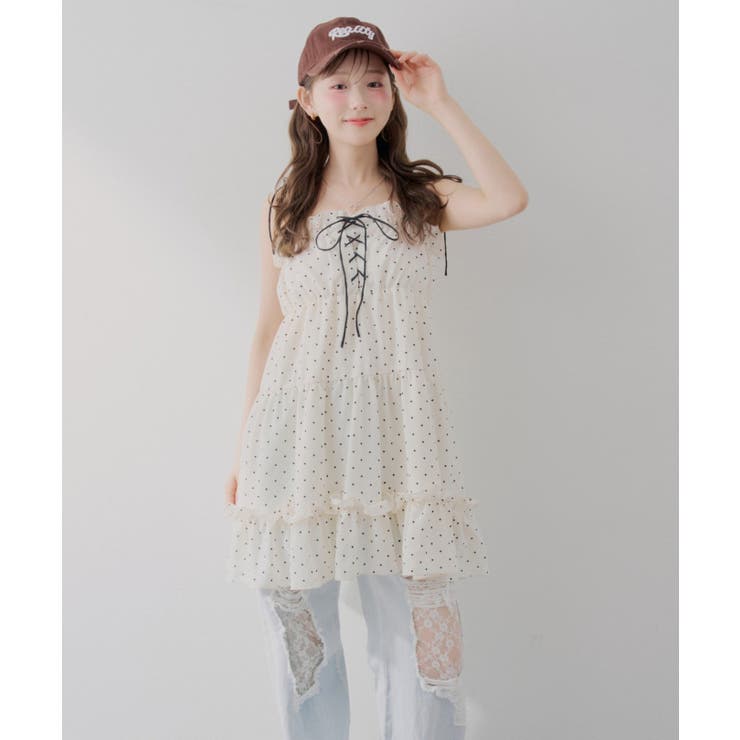 【Web限定】レースアップキャミチュニック | RMAF　NICE CLAUP / OLIVE des OLIVE | 詳細画像30 