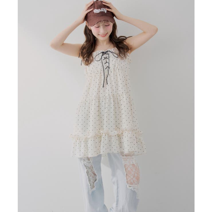 【Web限定】レースアップキャミチュニック | RMAF　NICE CLAUP / OLIVE des OLIVE | 詳細画像31 