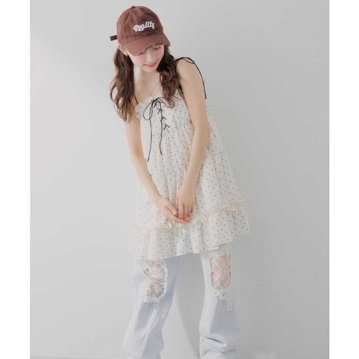 【Web限定】レースアップキャミチュニック | RMAF　NICE CLAUP / OLIVE des OLIVE | 詳細画像35 