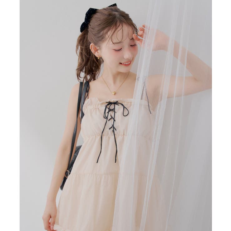 【Web限定】レースアップキャミチュニック | RMAF　NICE CLAUP / OLIVE des OLIVE | 詳細画像4 
