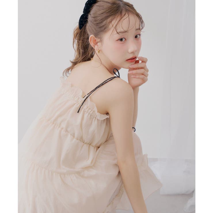 【Web限定】レースアップキャミチュニック | RMAF　NICE CLAUP / OLIVE des OLIVE | 詳細画像6 